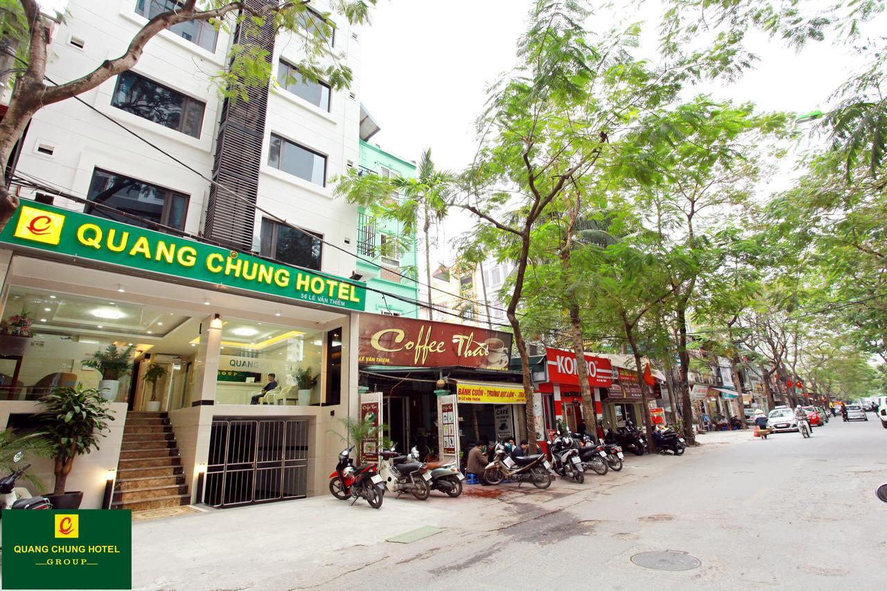 Quang Chung Hotel - 56 Le Van Thiem - By Bay Luxury Hanoi Exteriör bild