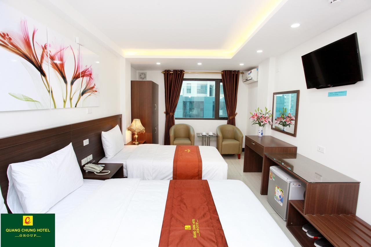 Quang Chung Hotel - 56 Le Van Thiem - By Bay Luxury Hanoi Exteriör bild