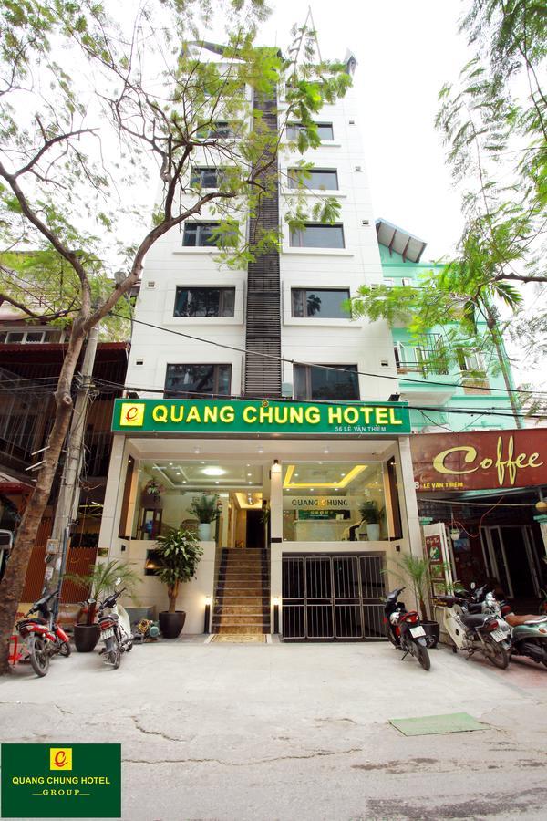 Quang Chung Hotel - 56 Le Van Thiem - By Bay Luxury Hanoi Exteriör bild