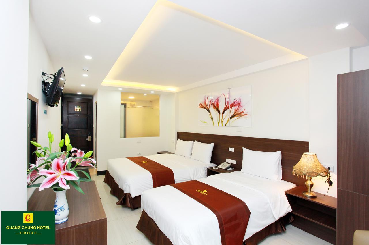 Quang Chung Hotel - 56 Le Van Thiem - By Bay Luxury Hanoi Exteriör bild