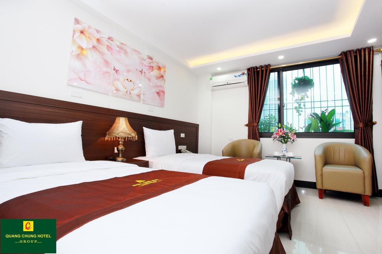 Quang Chung Hotel - 56 Le Van Thiem - By Bay Luxury Hanoi Exteriör bild