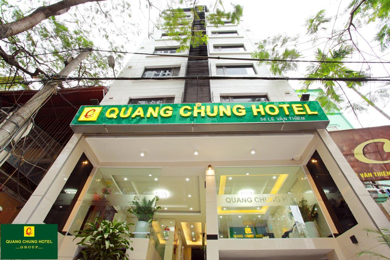 Quang Chung Hotel - 56 Le Van Thiem - By Bay Luxury Hanoi Exteriör bild